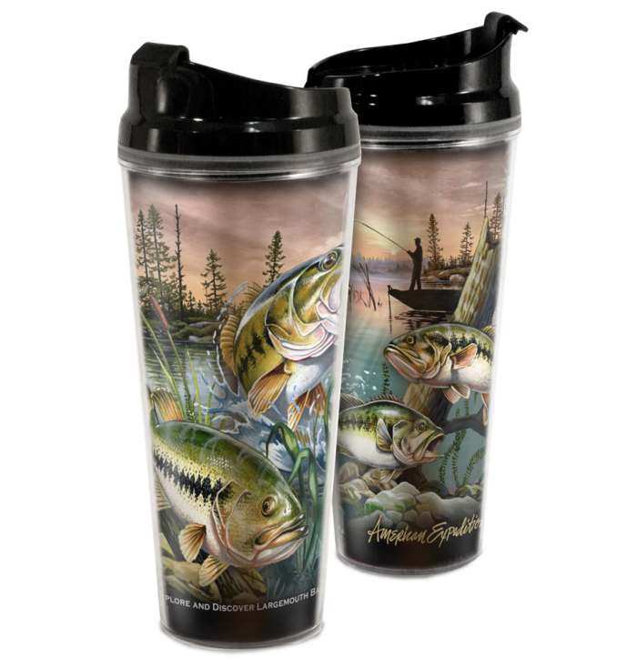 Tall Acrylic Tumbler 24 oz. Bass 2/PAK